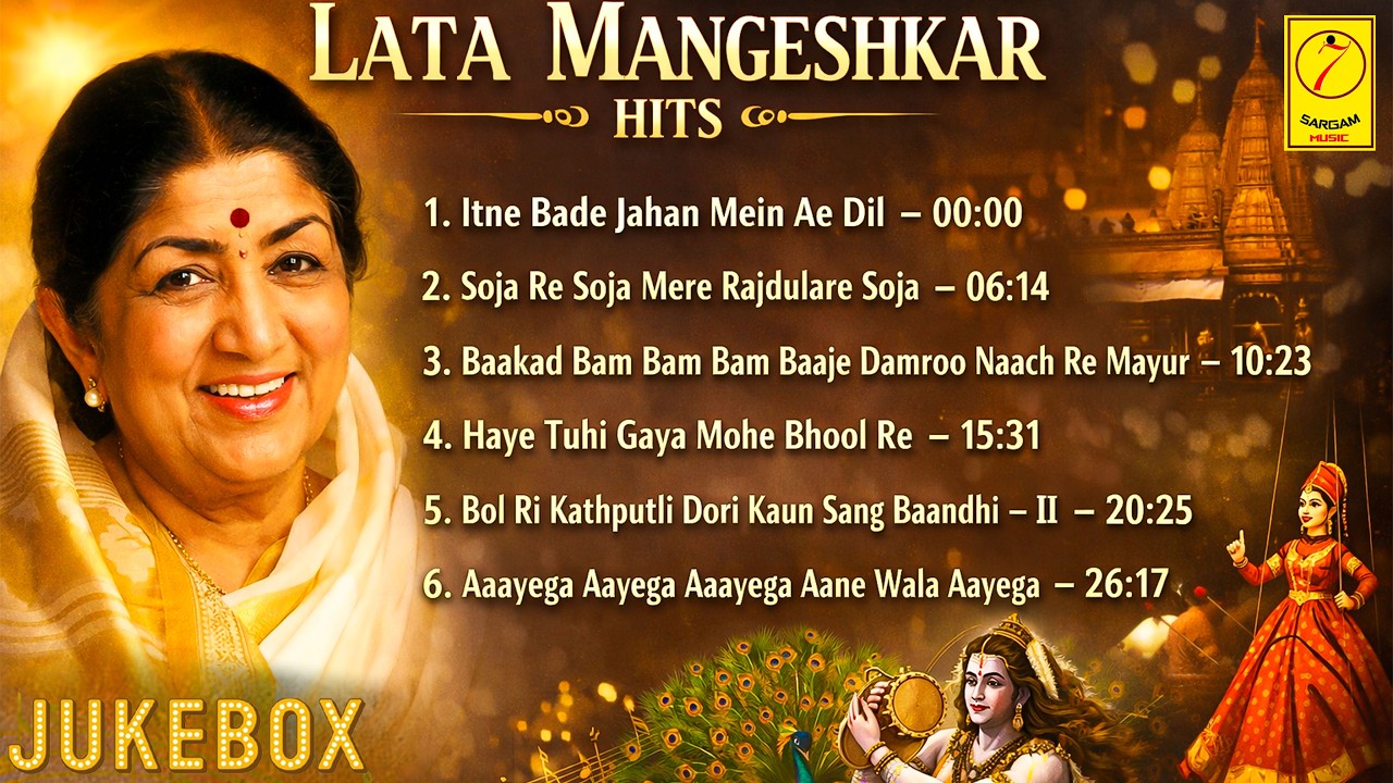 Lata Mangeshkar Evergreen Songs Jukebox 🎶 | Old Hindi Songs | Golden Era Bollywood Classics