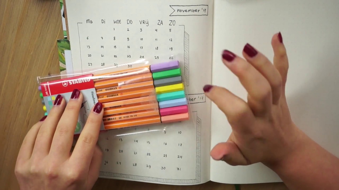 Beginnen in mijn nieuwe Bullet Journal!