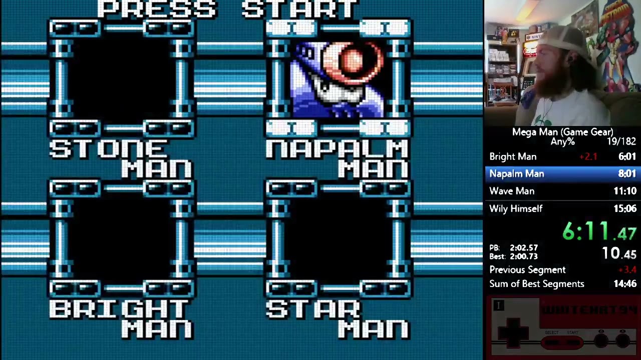 Mega Man (Game Gear) Any% 14:59