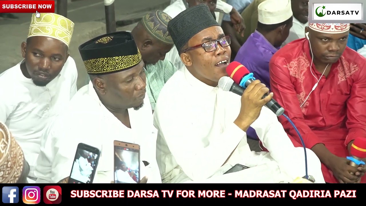 Madrasat Qadiria Pazi wakiwa na Ust.Habib, Ayubu na Ust Is-haka hadhwala Kione Manzese Full HD 60fps