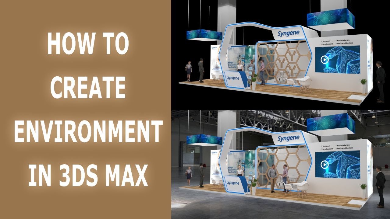 HOW TO CREATE ENVIRONMENT IN 3DS MAX  #Vray