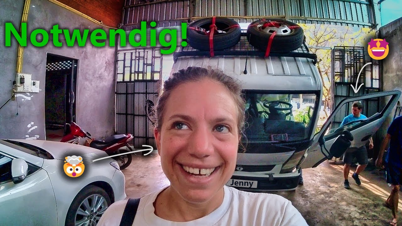 Du kennst ein Land erst richtig, wenn du in einer Werkstatt gewesen bist | LAOS Vanlife 🔧🚚| Ep 53