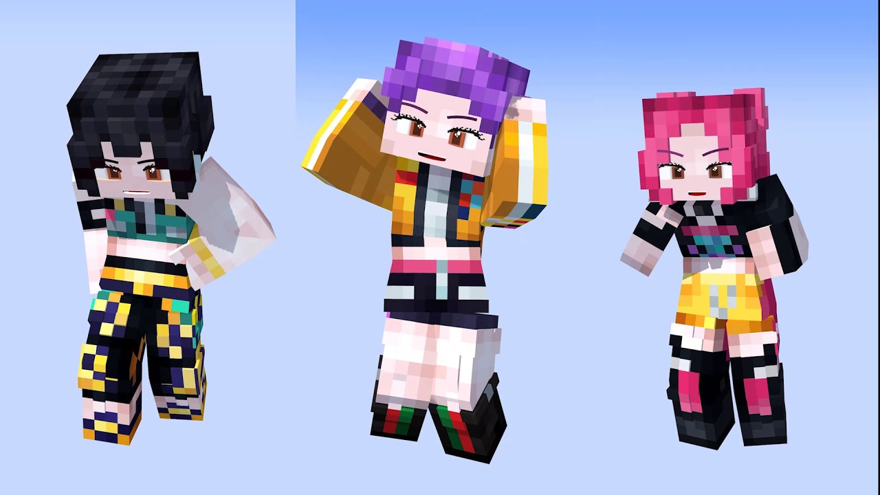 Huntrix Kpop Demon Hunter Keyframe Assets for Mine imator [Free Download]