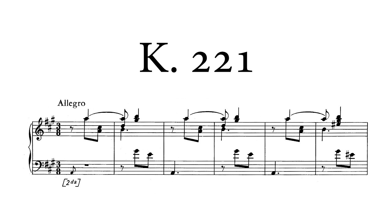 D. Scarlatti - Sonata in A major, K.221 (Christoph Ullrich)