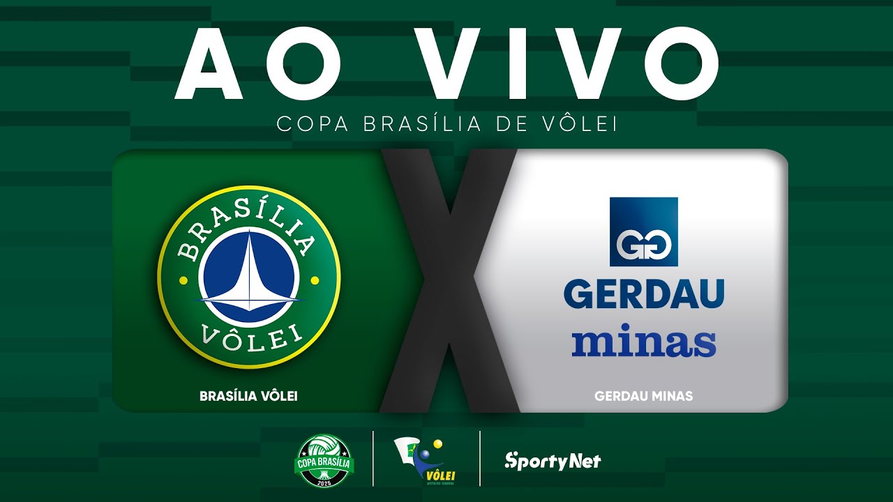 AO VIVO E COM IMAGENS: BRASÍLIA VÔLEI (DF) X GERDAU MINAS(MG)  | COPA BRASÍLIA DE VÔLEI | 1ª RODADA