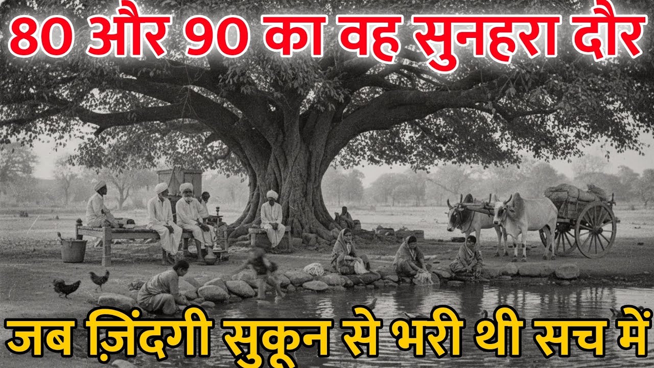 80 और 90 का वो दौर… जब ज़िंदगी सच में सुकून थी | Golden Era of India