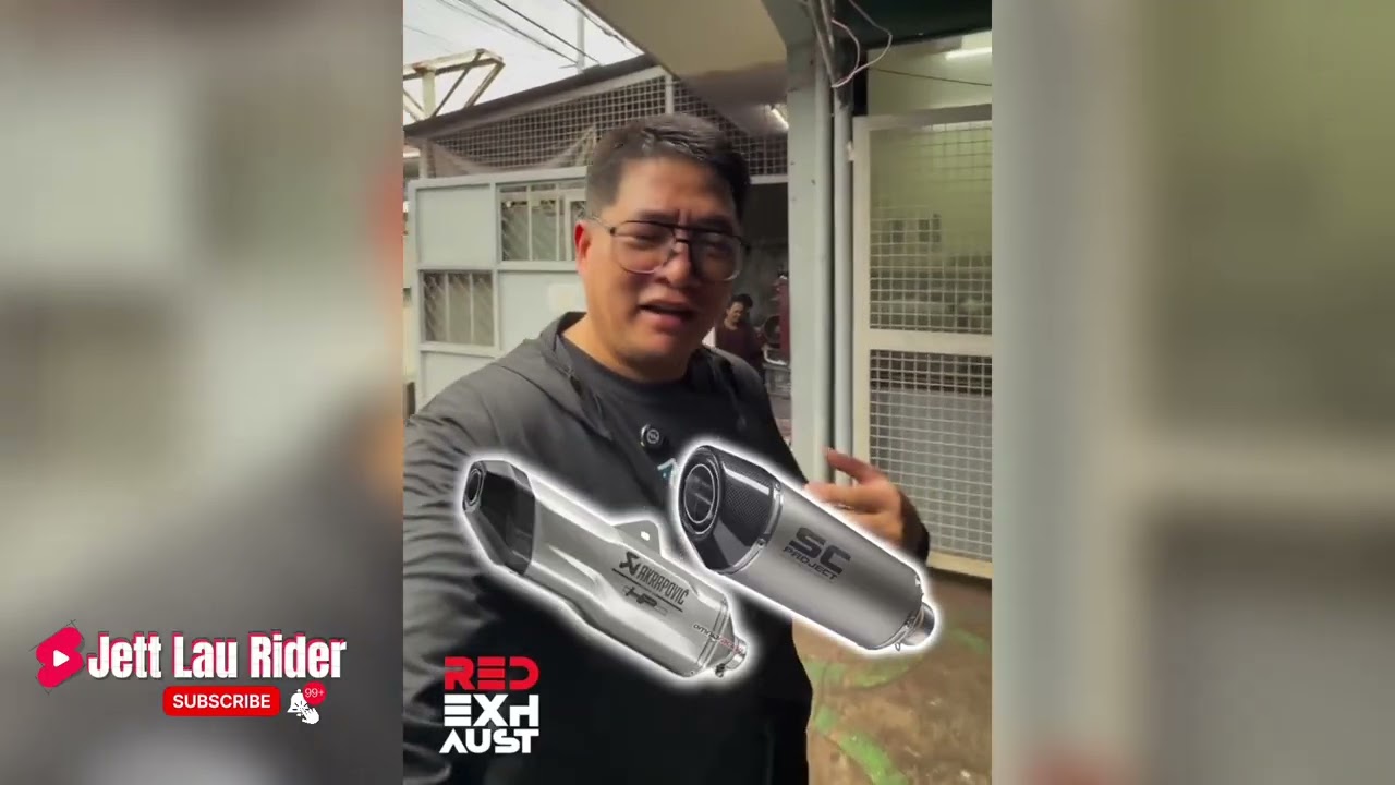 BAGONG EXHAUST SA VSTROM | Jett Lau Rider | RED EXHAUST | Suzuki Vstrom