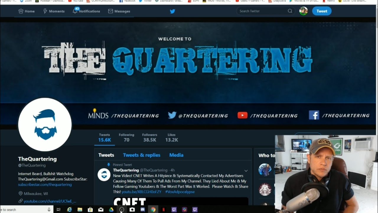 CNET Puts Hitpiece Out On The Quartering - Stand By Fellow YouTubers
