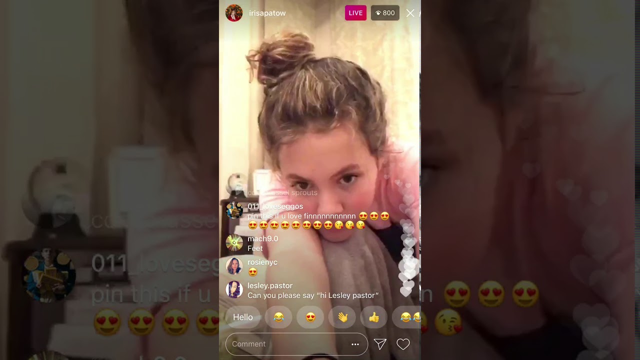Iris Apatow (live stream) 12.26.17
