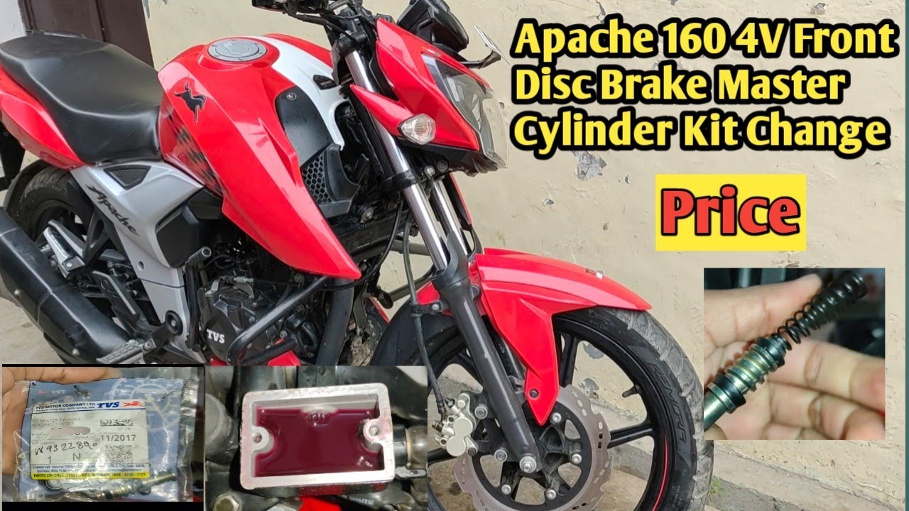 Apache 160 4V Front Disc Brake Master Cylinder Kit Change | Apache Brake Fail | Front Brake Problem