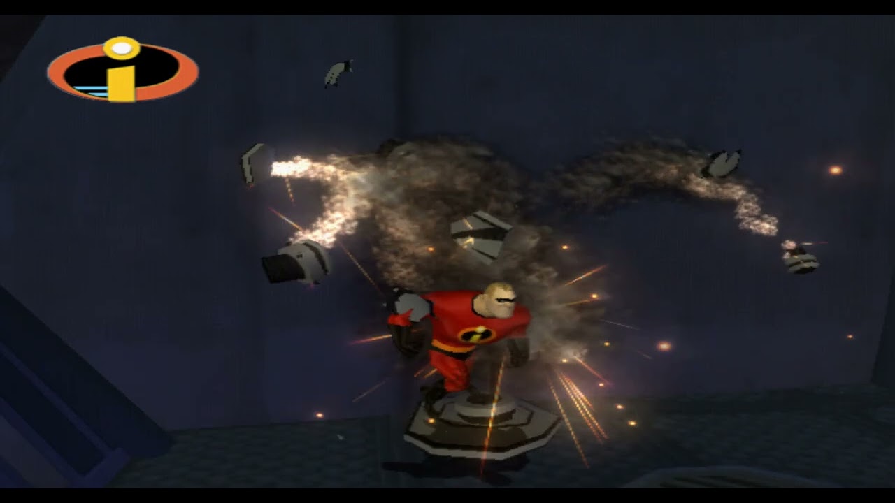 Disney The Incredibles Game Part 9 Robot Arena No Commentary