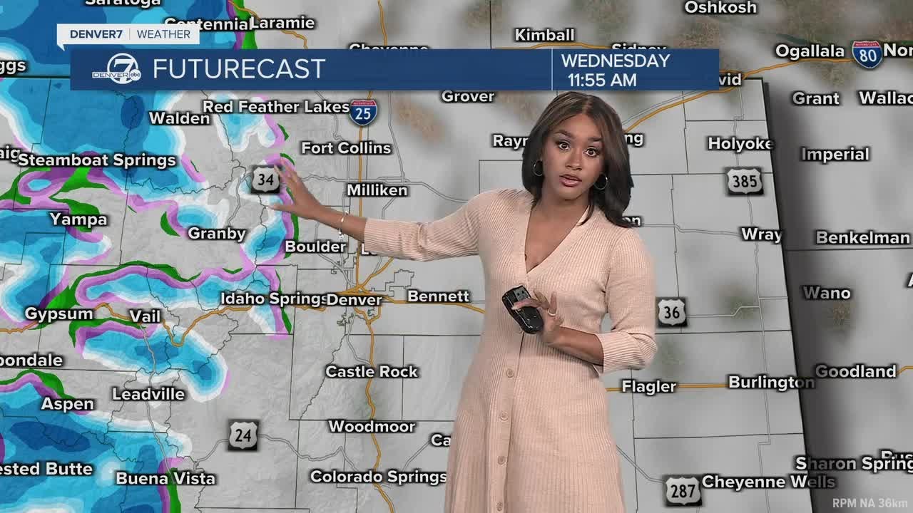 Pattern shift brings light mountain snow and late-week rain chances