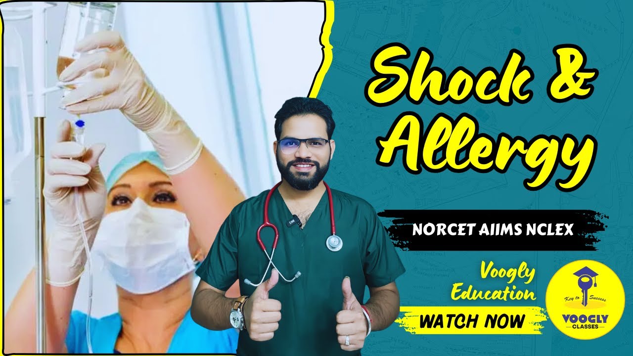 Shock & Allergy Explained | NORCET, RRB | Target High Solution Class | #Voogly by Sahu Sir Class 870