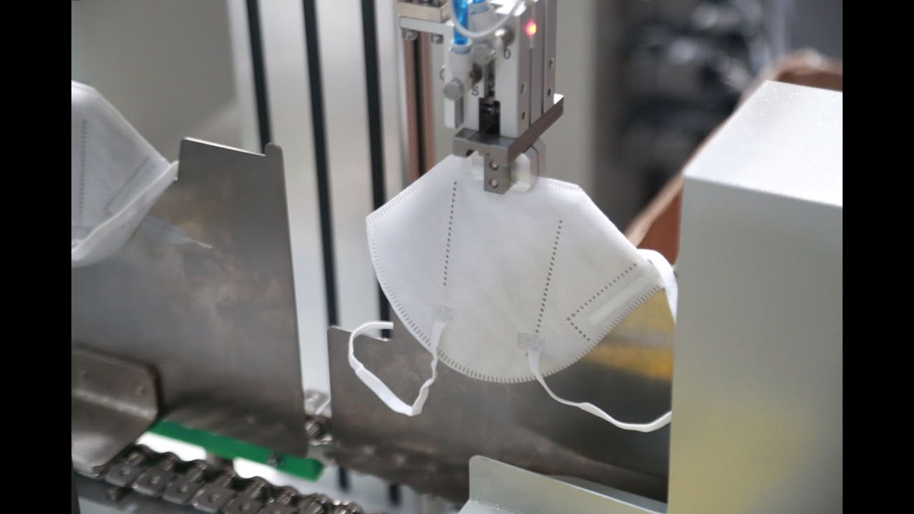 Richpeace Semi-Auto folded respirator N95/N99/FFP2/FFP3 mask making machine
