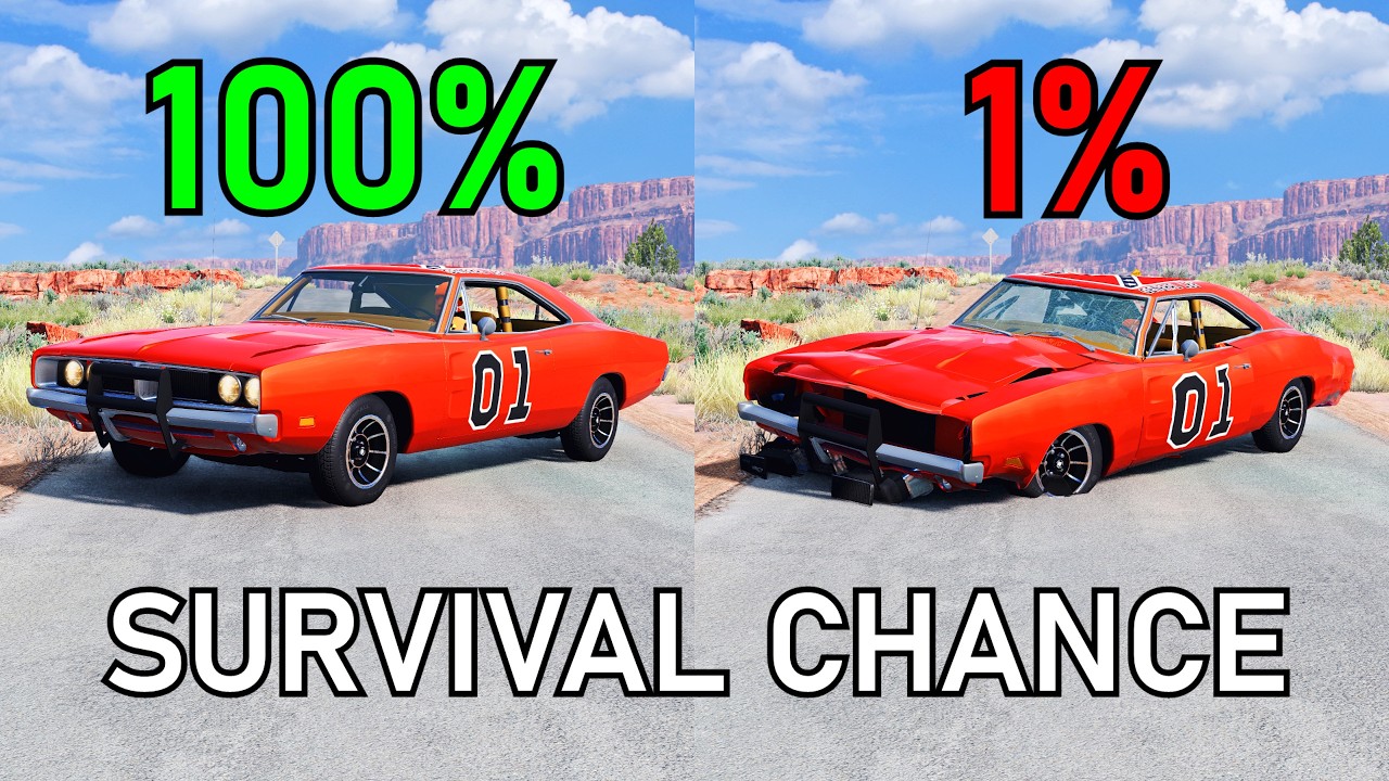 Realistic Survival Chance Crashes #8 | BeamNG.drive