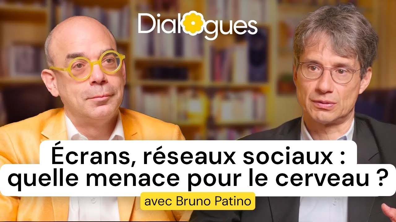 &Eacute;crans, r&eacute;seaux sociaux : quelle menace pour le cerveau ? Dialogue avec Bruno Patino