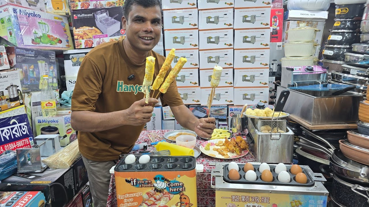 ডিমের রোল বানানোর মেশিন কিনে ব্যবসা করুন ও বেকারত্ব দূর করুন। egg roll making machine price.