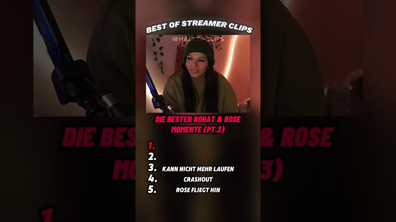 Top 5 Rohat & Rose Momente (pt.3) #rohat #rosemondy #streamer #clip #momente #twitch