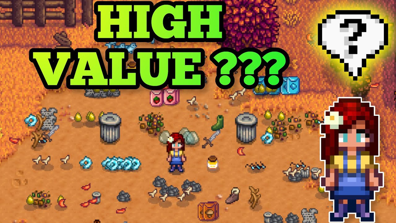 These USELESS Items In Stardew Valley Actually Have Very HIGH VALUE