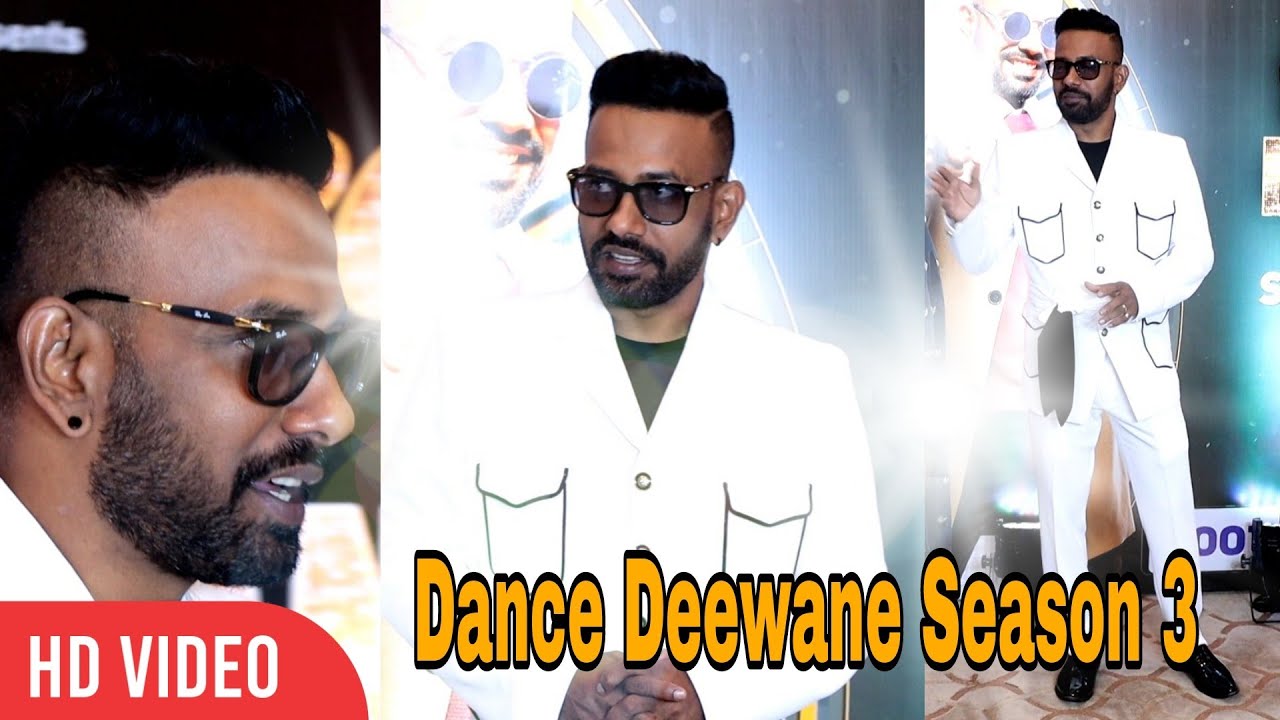 Dharmesh Yelande arrives at Dance Deewane Season 3 - Media Interaction