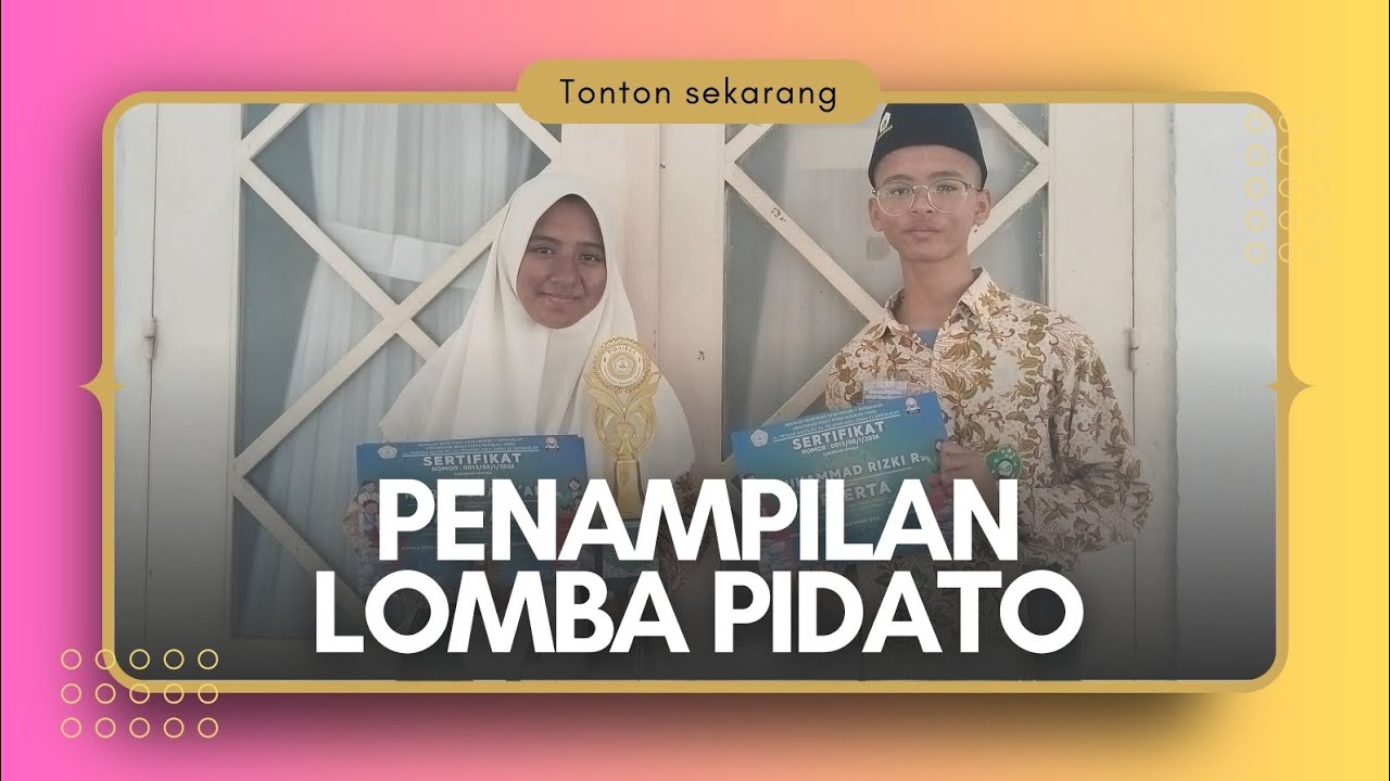 PIDATO BAHASA INDONESIA PENGARUH GLOBALISASI | M. RIZKI ROMADON