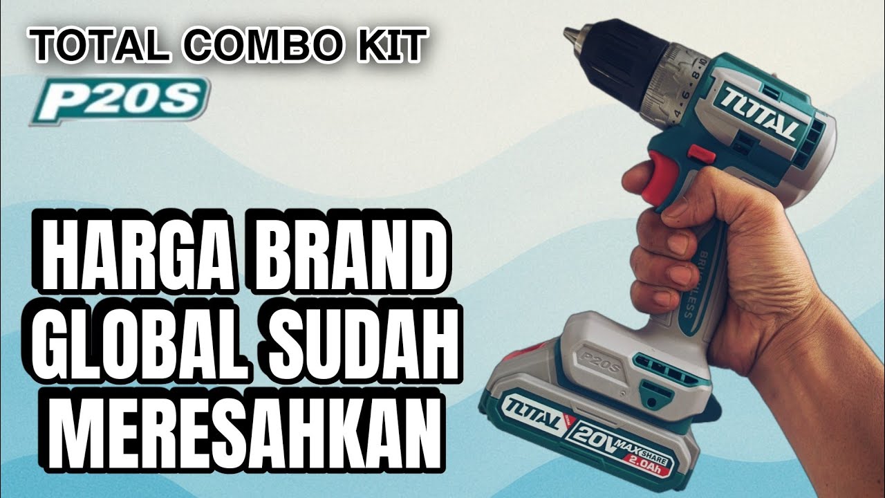 KOMBO KIT TOTAL CORDLESS BRUSHLESS 3 IN 1 cell batre TEN POWER ICR