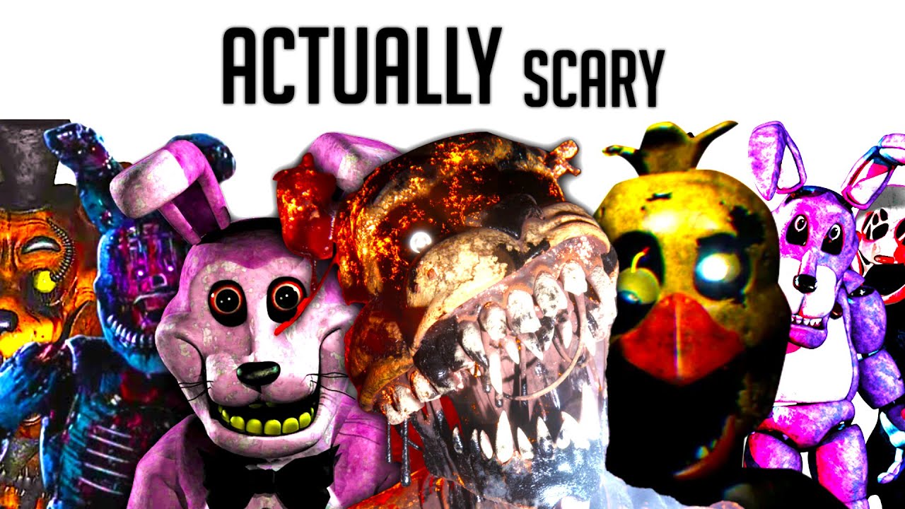 fnaf animatronics that actually scared me (FULL SERIES)