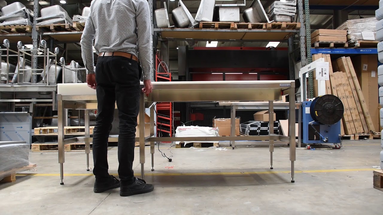Table de découpe hauteur réglable