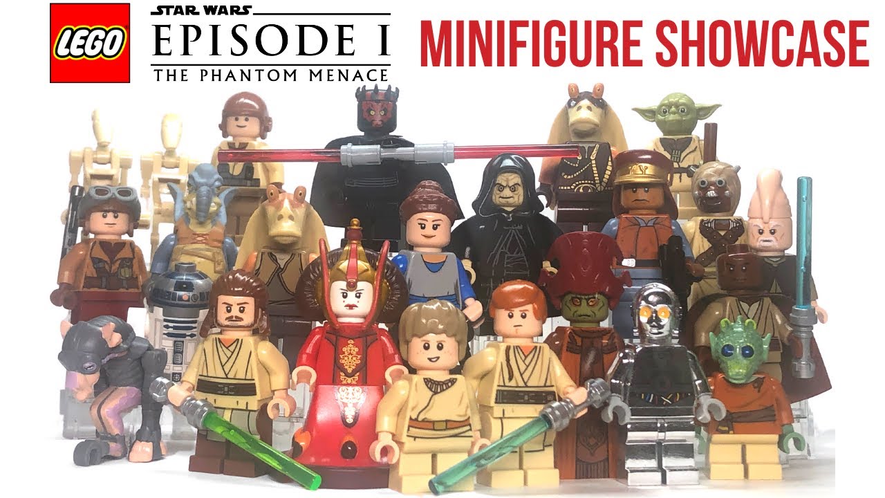 LEGO Star Wars Episode 1 THE PHANTOM MENACE Minifigure Collection Showcase