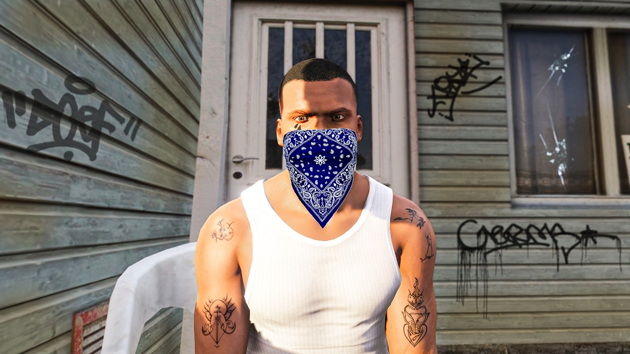I spent 100 days in the HOOD IN REALISTIC GTA 5!