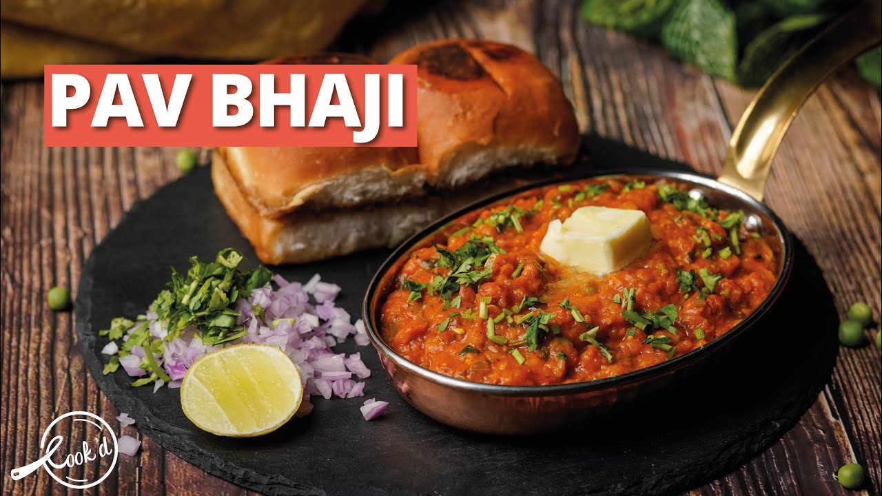 Pav Bhaji Recipe | Mumbai Pav Bhaji | Street Style Pav Bhaji | Indian Chaat Recipes | Cookd
