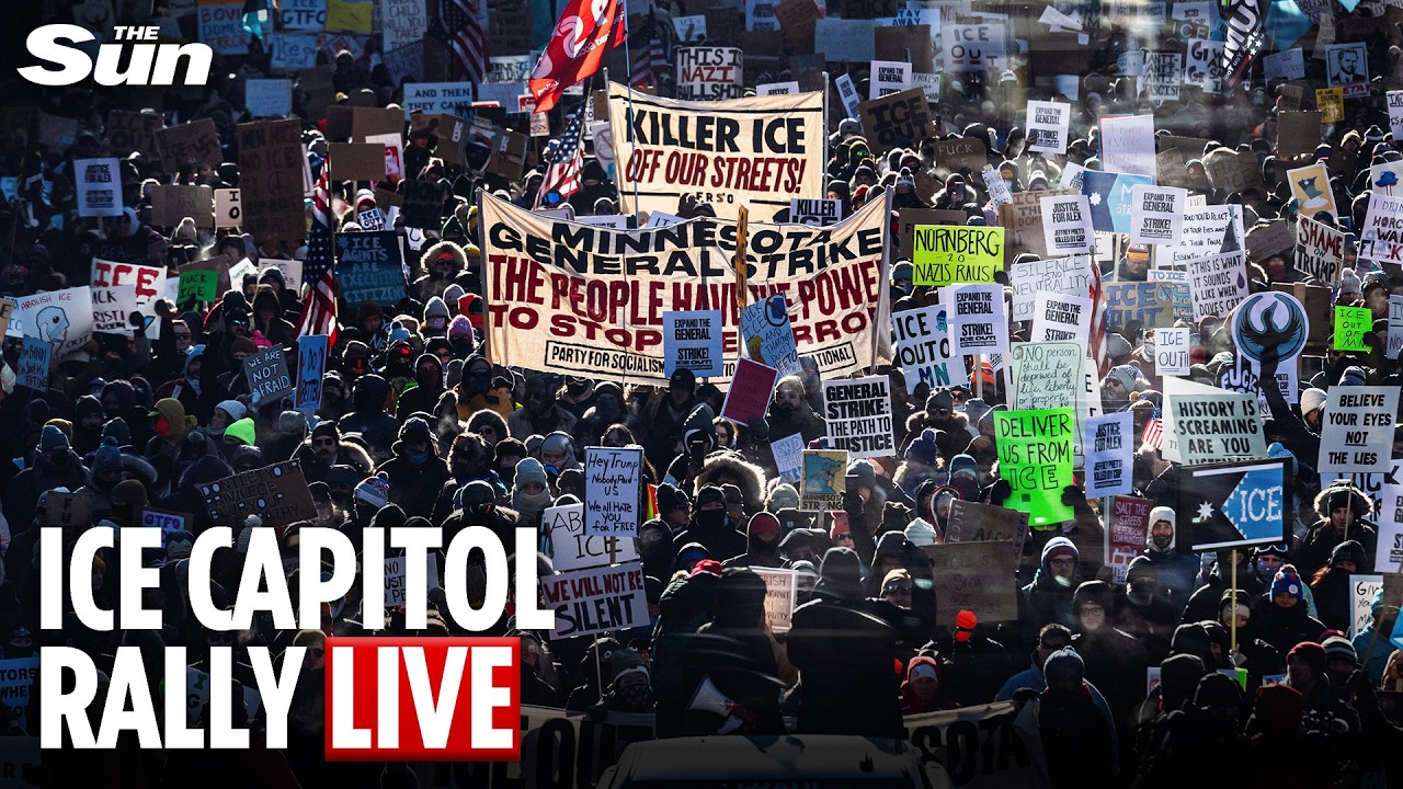 LIVE: Minnesota community leaders rally at US Capitol in DC to oppose ICE operations