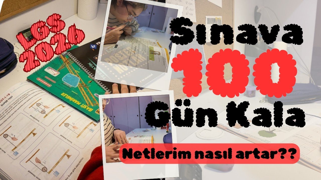 💯📚LGS'ye 100 Gün Kala Netler Nasıl Artar?  / LGS 2026 Ders Çalışma Günlüğüm