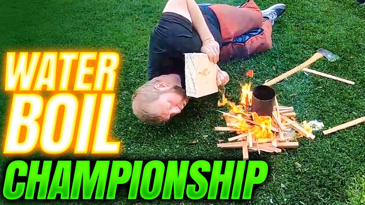 How to Boil Water Fast - The World Water Boil Championship Survival Skills #viral #race #new