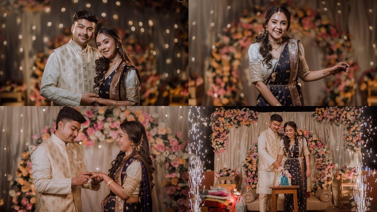 Our Engagement Day❤️||Bengali Rituals|| Registry Look @Itspuja001  #youtubefeed #engagementlook