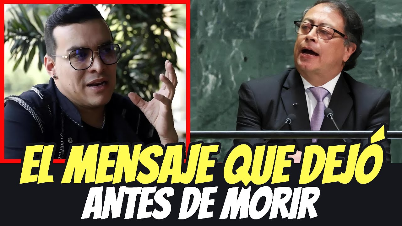 🚨 El mensaje antes de morir de Yeison Jiménez a Gustavo Petro