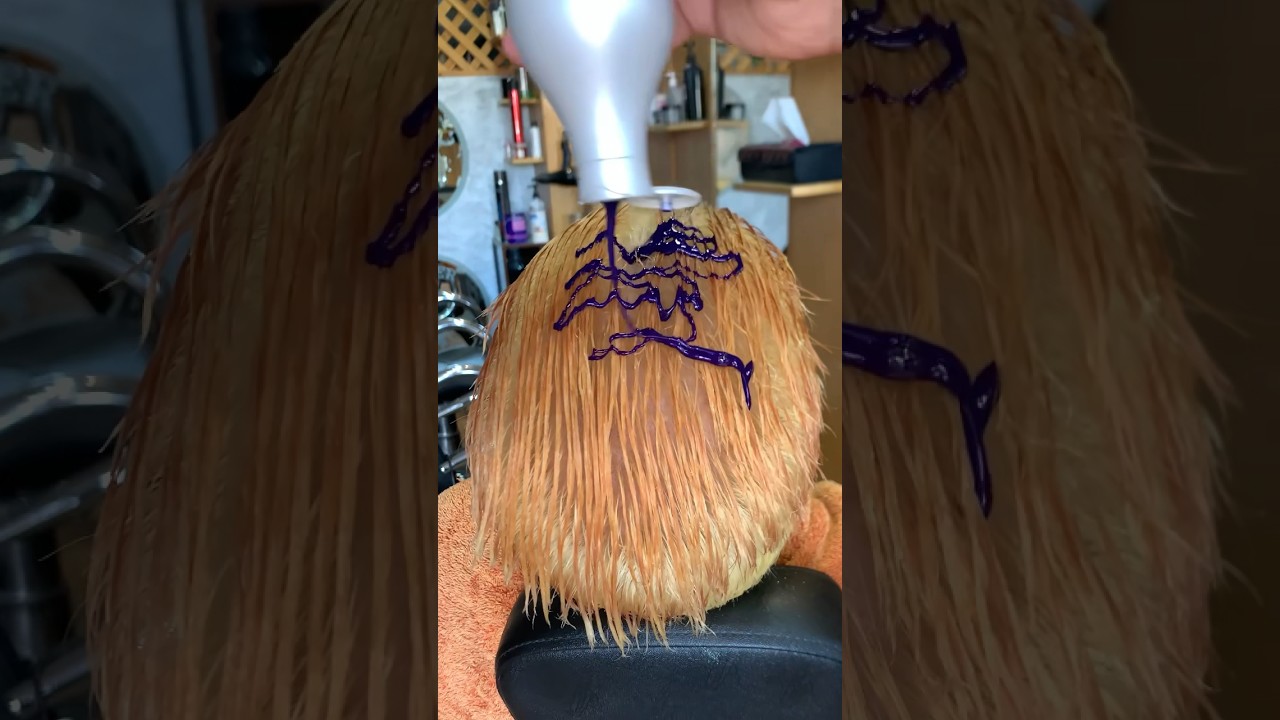 Silver shampoo for colored hair #shorts