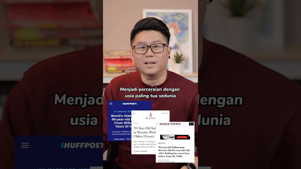 Kakek usia 99 tahun ini ceraikan istrinya setelah 77 tahun menikah