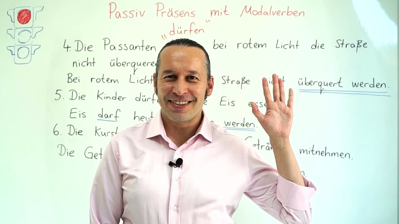 Almanca B1 INTENSIV Ders - 37 Passiv Präsens mit Modalverben " dürfen "
