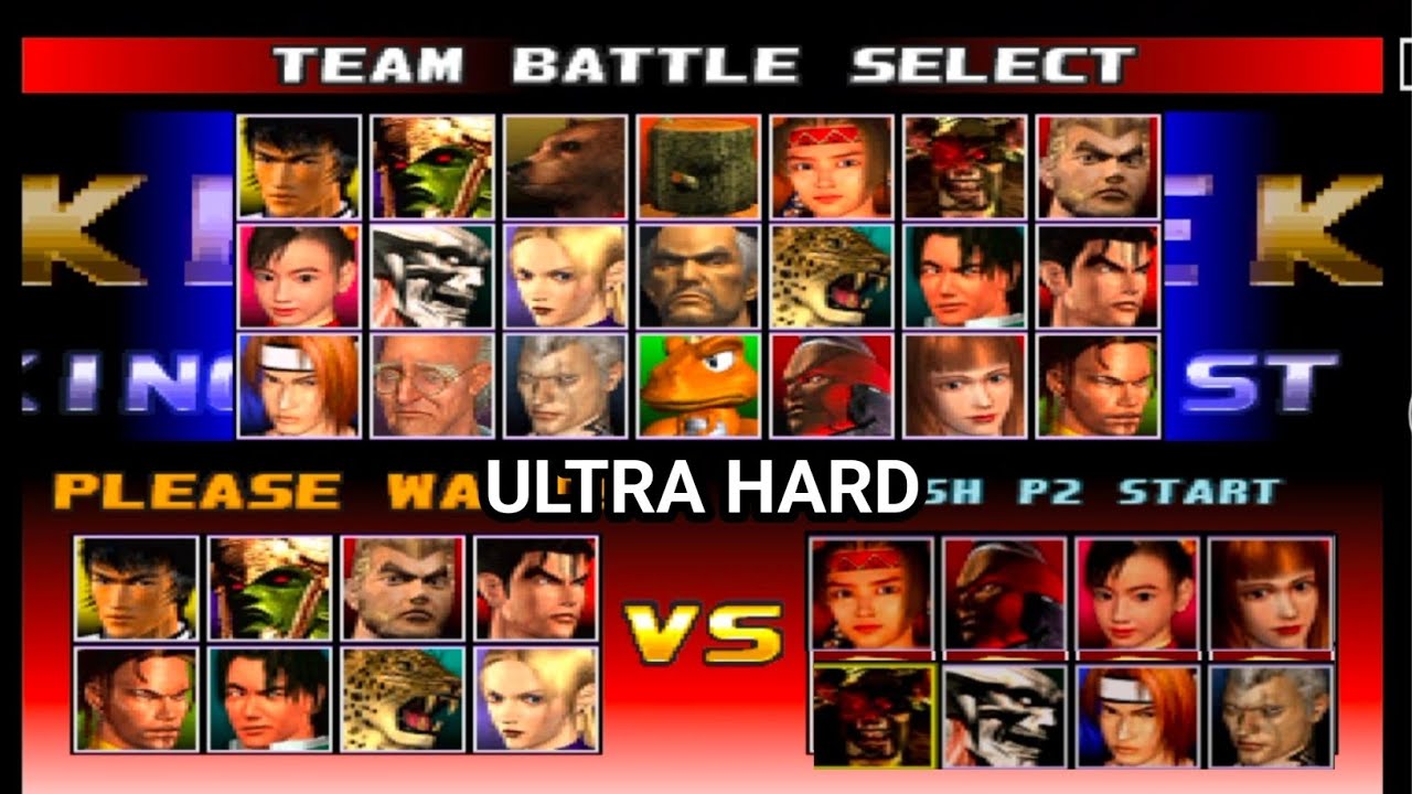 Tekken 3 Team Battle 8 vs 8 | CPU vs Me | Ultra Hard | Classic Gameplay #3
