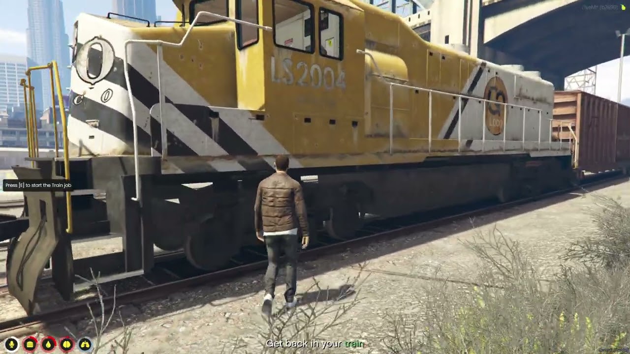 Train Job!! [QBCORE] #5m #fivem #gta5