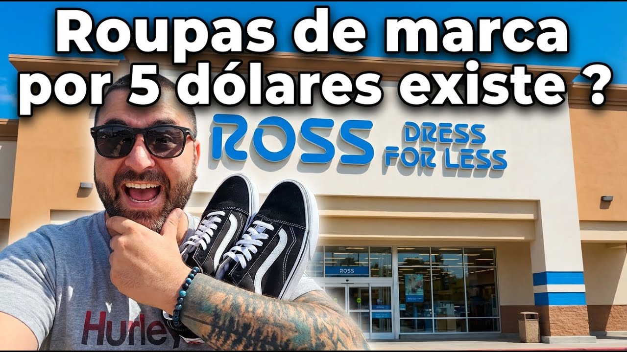ACHADINHOS NA ROSS  Nike, Adidas, Tommy, Puma por PREÇOS BAIXOS (a partir de \$5)