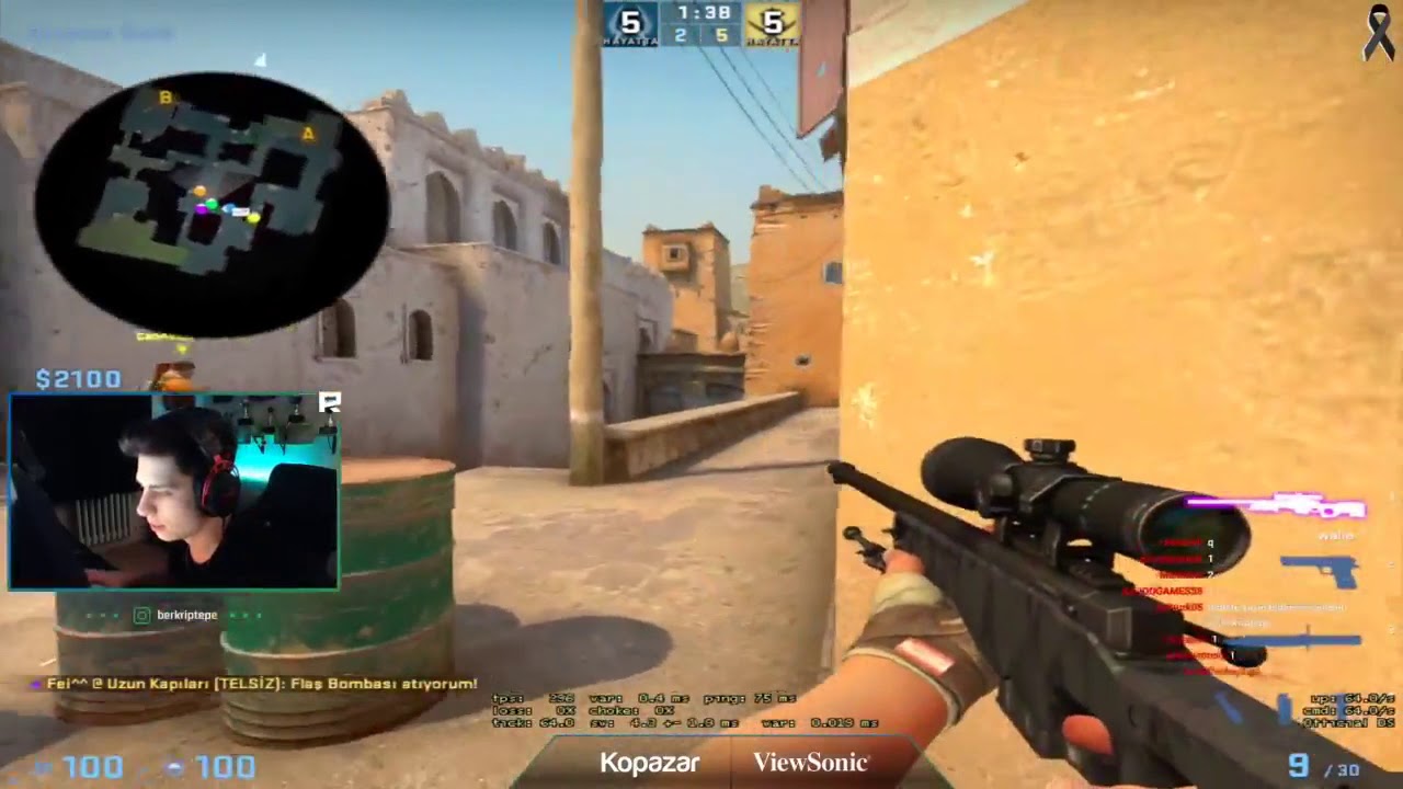 BERK RIP TEPE GLOBAL OLMAYA OYNUYOR! CSGO REKABETÇİ
