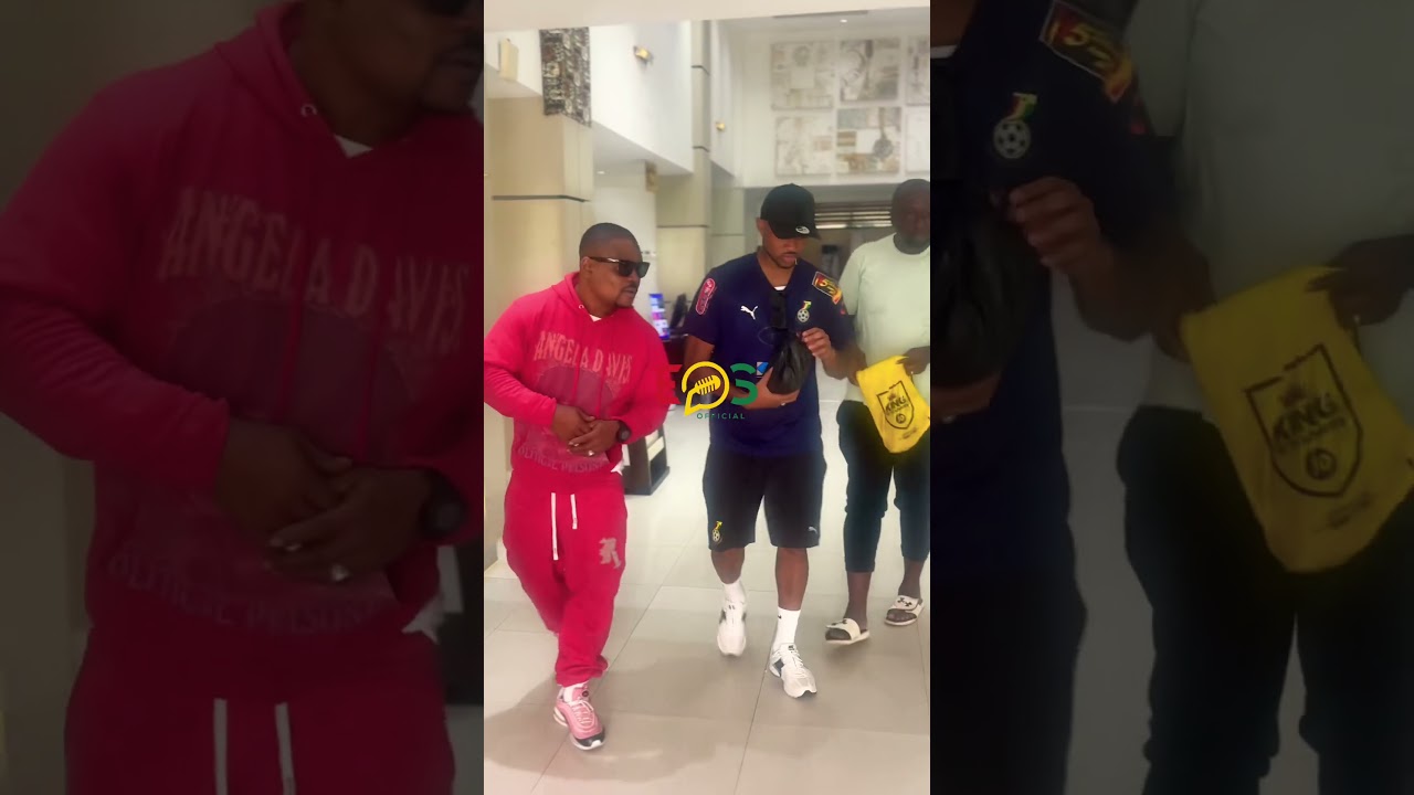 Black Stars skipper Jordan Ayew departs with the Ghana team to Chad. #ghanablackstars #ghanafootball
