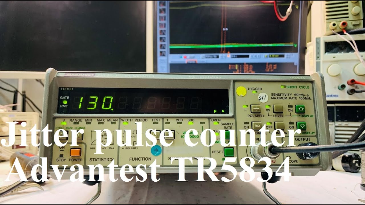 Jitter pulse counter / измеритель джиттера Advantest TR5834