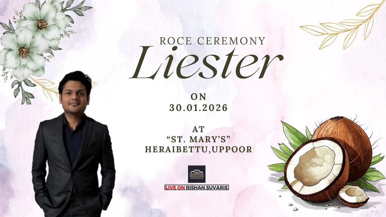Roce Ceremony of Liester | 30-01-2026 | Live from Heraibettu, Uppoor