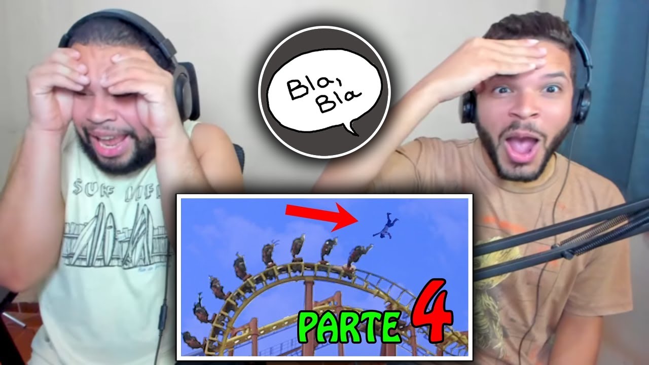 Os AC!DENTES mais BIZARROS em Parques de Diversões! PARTE 4 | Fala de Tudo