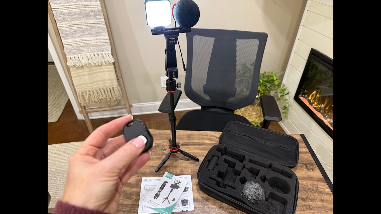 MOVO iVlogger Pro- Vlogger Kit for iPhone & Android Users