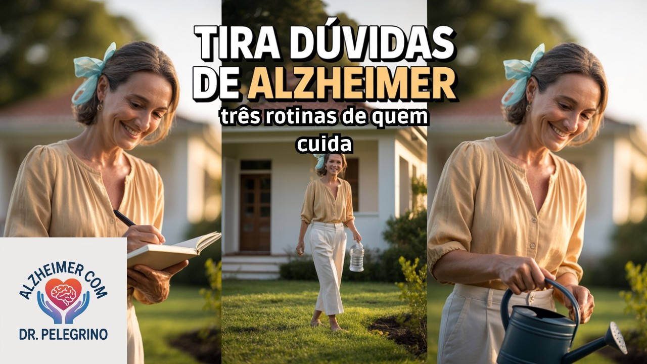 Plantão  de Dúvidas Sobre Alzheimer - Três Rotinas de Quem Cuida