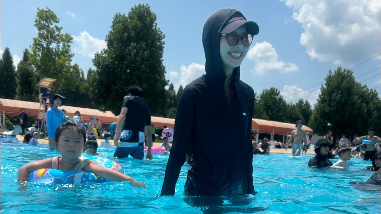 家族で加須市はなさき水上公園へ💨　武蔵浦和から1時間くらい‼️最高な施設だったな〜‼️オススメです‼️ #夏休み #プール #家族 #おすすめ #オススメ